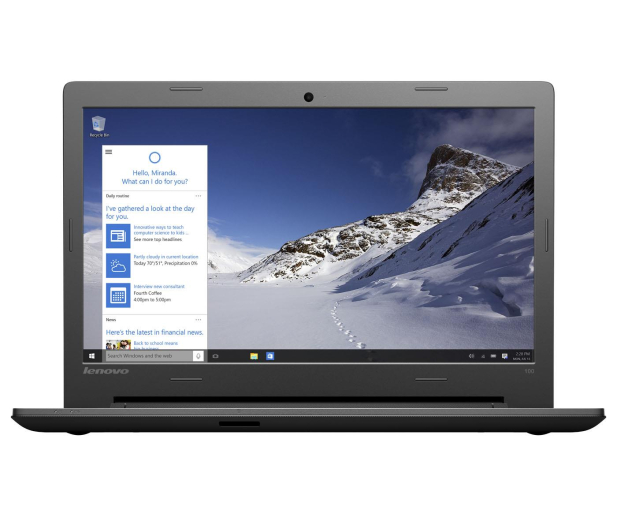 Lenovo Ideapad 100 i3-5005/4GB/240/DVD-RW/Win10 GF920M - 268495 - zdjęcie 8